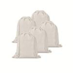Love & Sparkles 100% Cotton Drawstring Bags