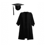 High School Matriculation Gown Black