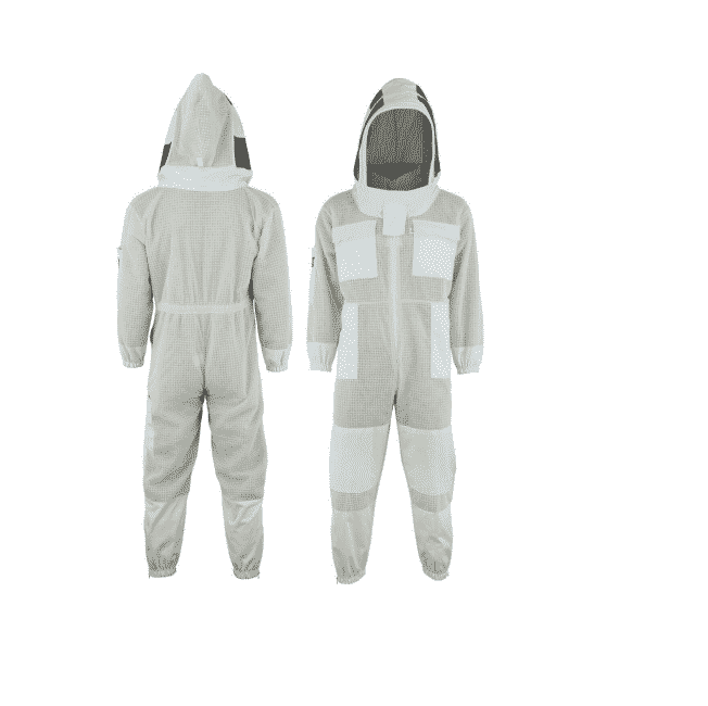 3 Layer beekeeping jacket bee outfit hat ventilated protective’s Round veil - Image 1
